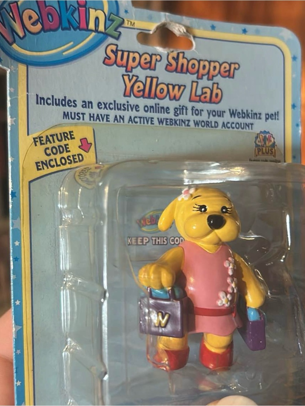 Webkinz Super Shopper Yellow Lab